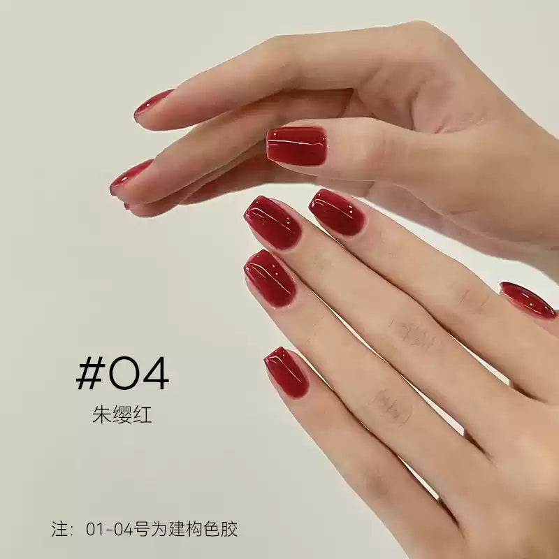 Moding 2 in 1 Classic Red Color Series Color Builder Gel