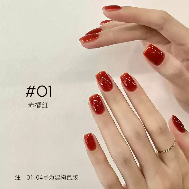 Moding 2 in 1 Classic Red Color Series Color Builder Gel