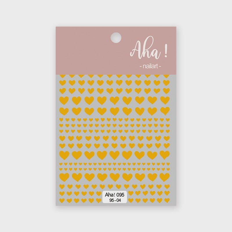 Autocollant pour ongles Aha 095-04 Doré