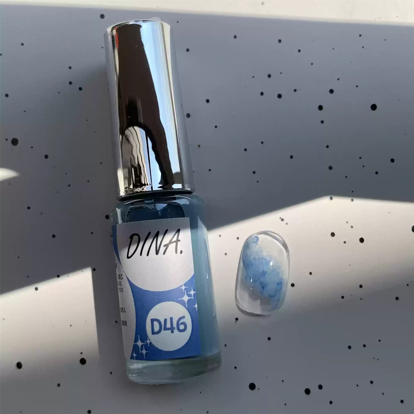 Gel Mousse Dina Blooming Ink Shimmer Glitter Series #41-50