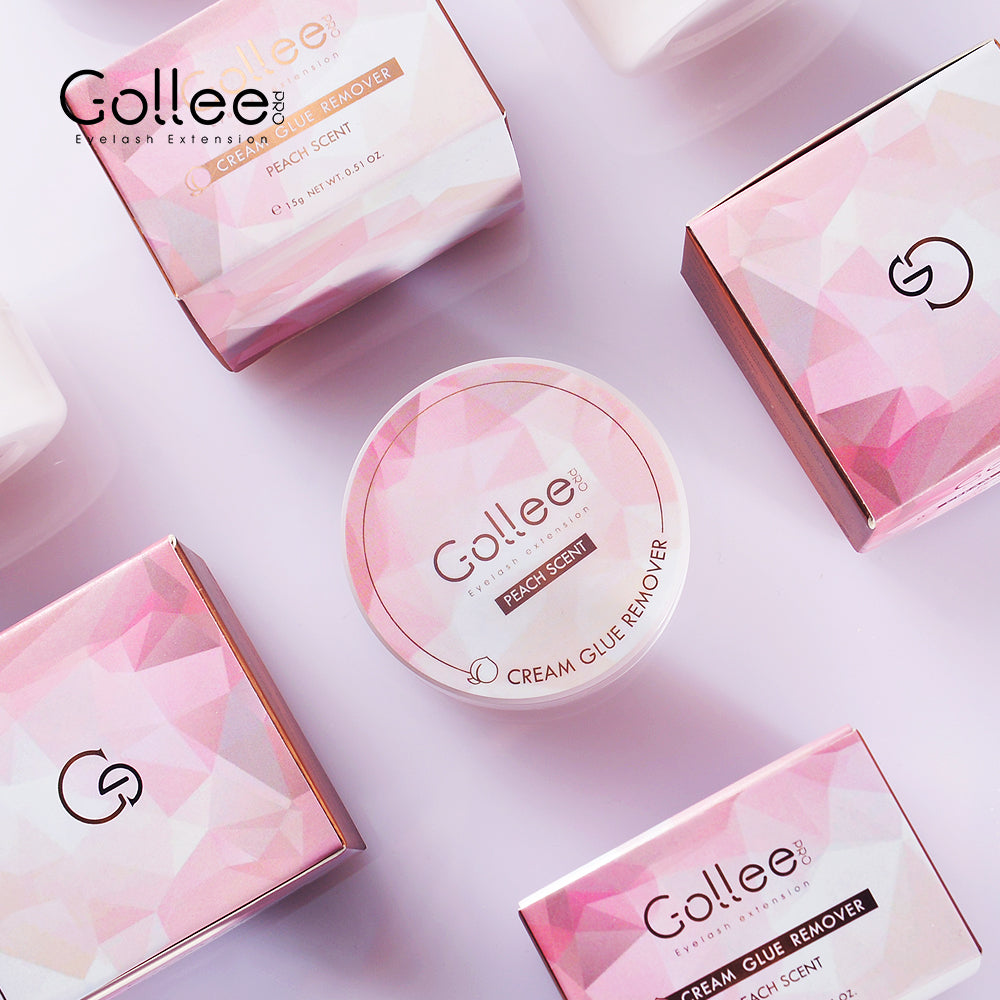 Dissolvant de colle à cils Gollee Cream (parfum pêche)