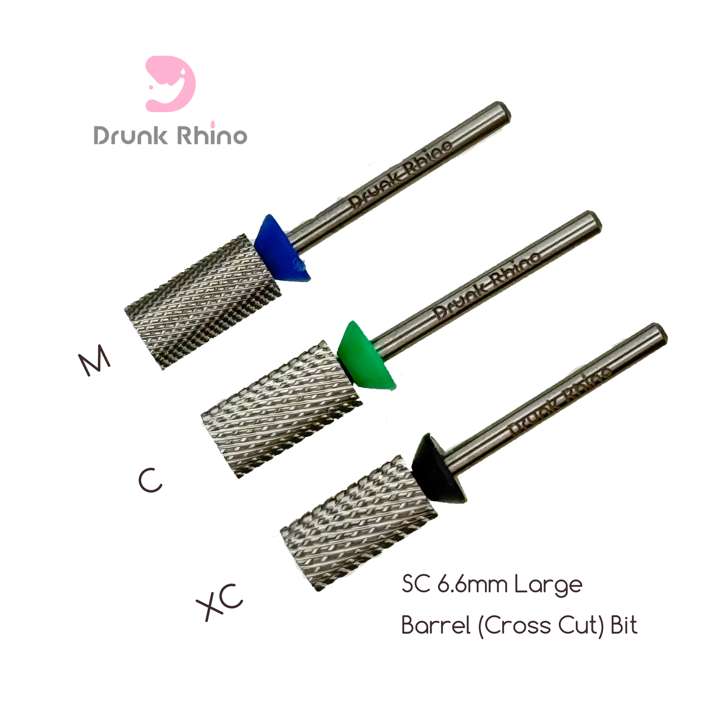 SC 6.6mm Large Barrel (Cross Cut) Drill Bits