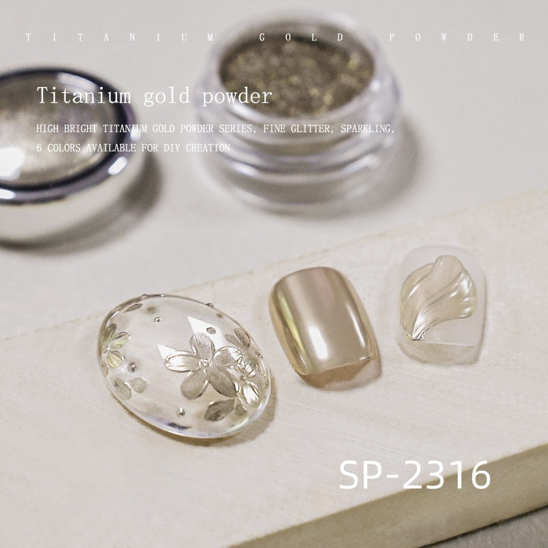 Vintage Blossom Titanium Mirror Powder