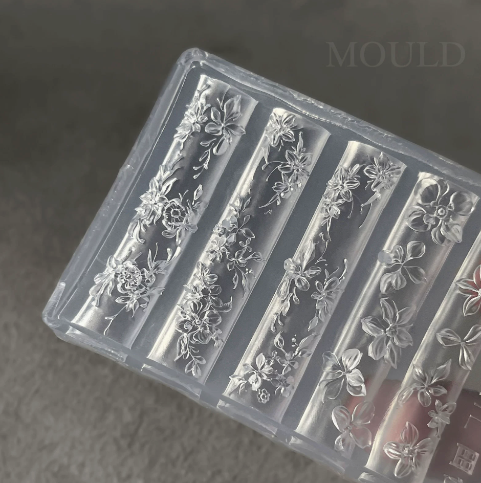 3D Nail Art Silicone Mold – Spring Garden
