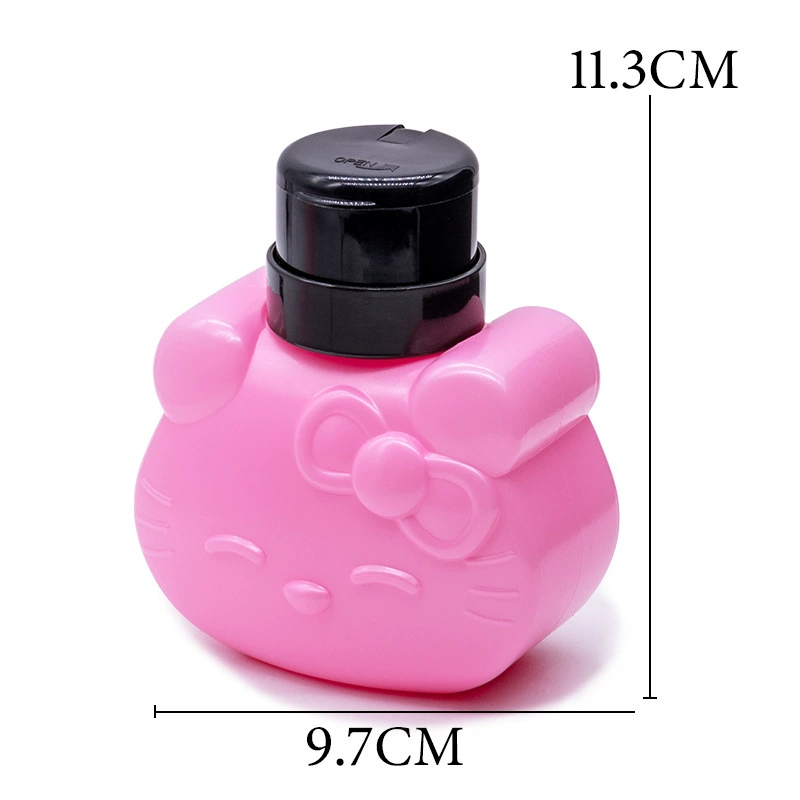 Cute Kitty Push Down Pump Dispenser Bottle