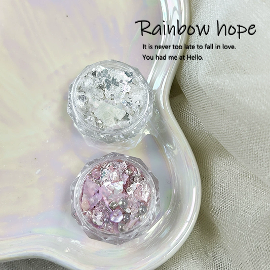 Aurora Butterfly Glitters Nail Decorations