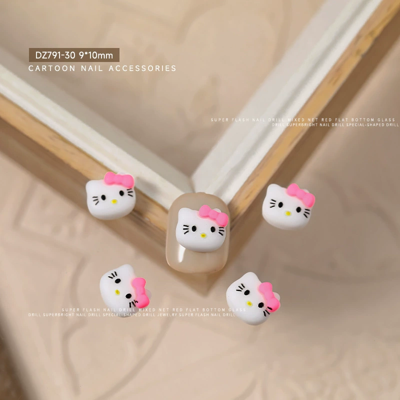 Hello Kitty mat avec nœud papillon rose