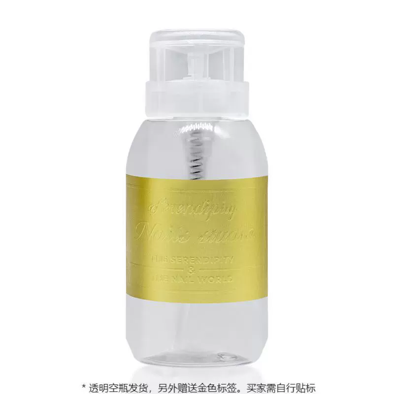 Empty Clear Pump Dispenser Bottle