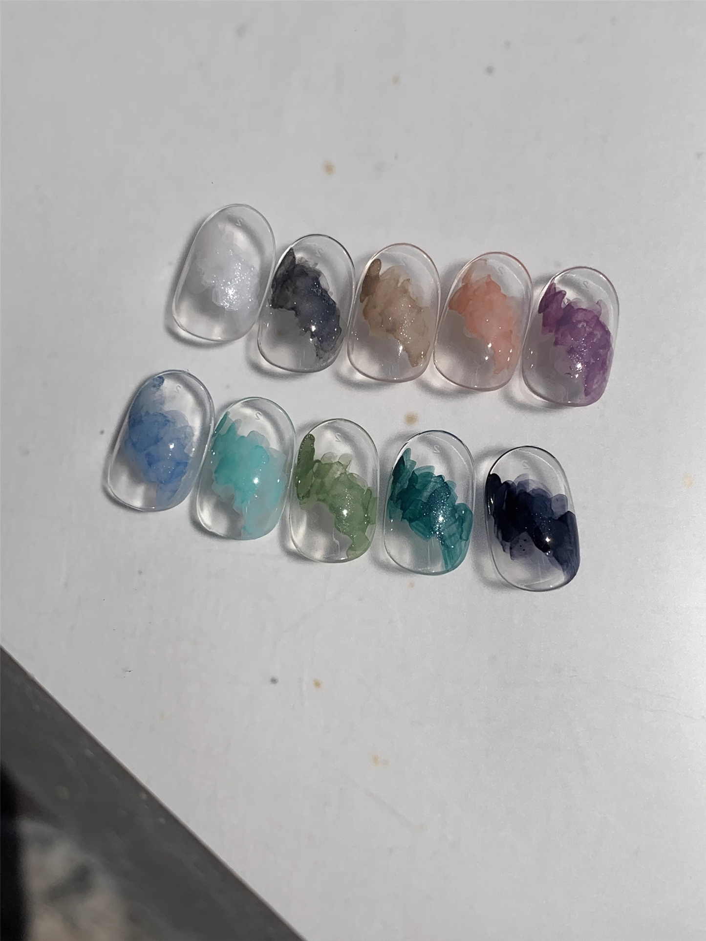 Gel Mousse Dina Blooming Ink Shimmer Glitter Series #41-50