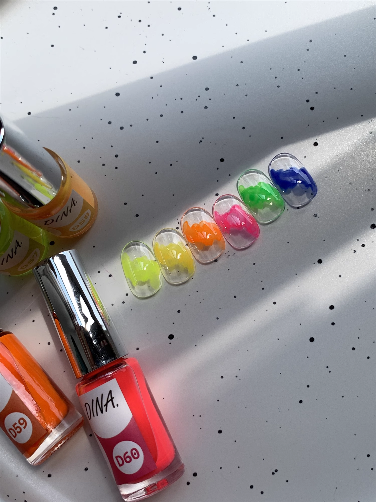 Dina Gel Mousse Blooming Ink Neon Series #57-62