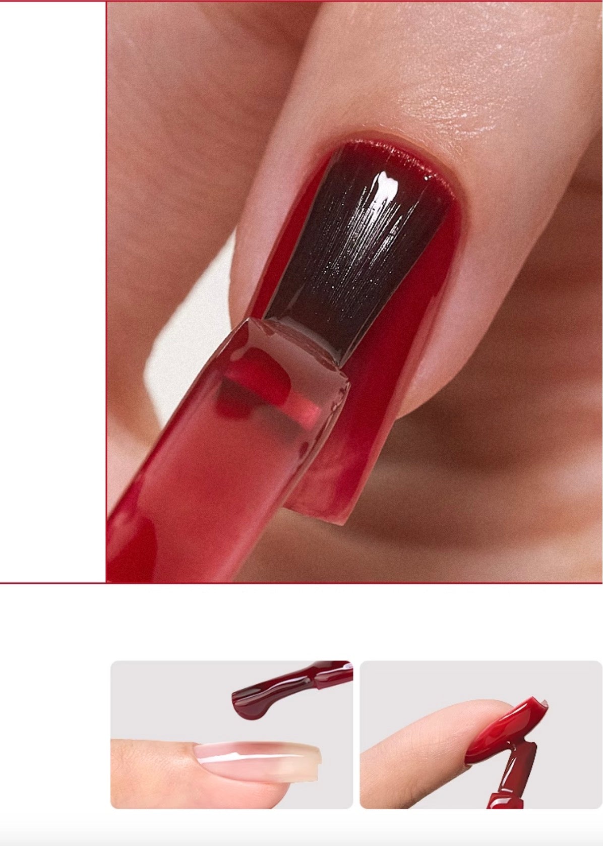 Moding 2 in 1 Classic Red Color Series Color Builder Gel