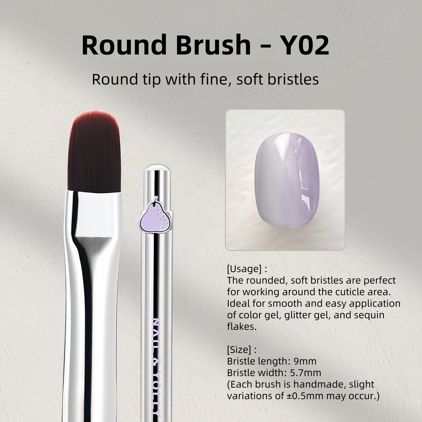 Yolly Y02 Round Tip Brush