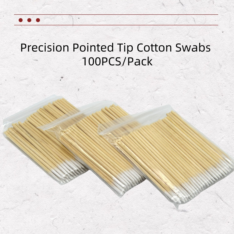 Precision Pointed Tip Cotton Swabs