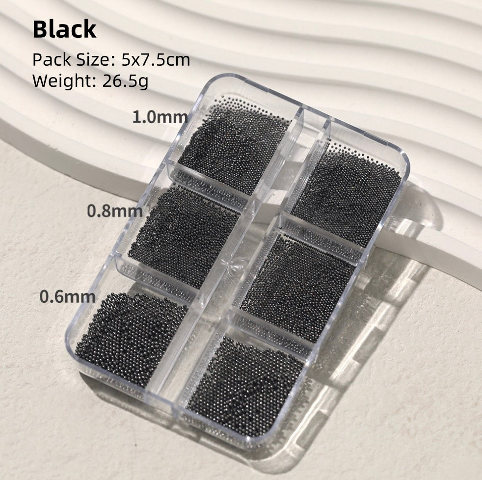 Mixed Size 3D Nail Caviar Beads Nail Decroration