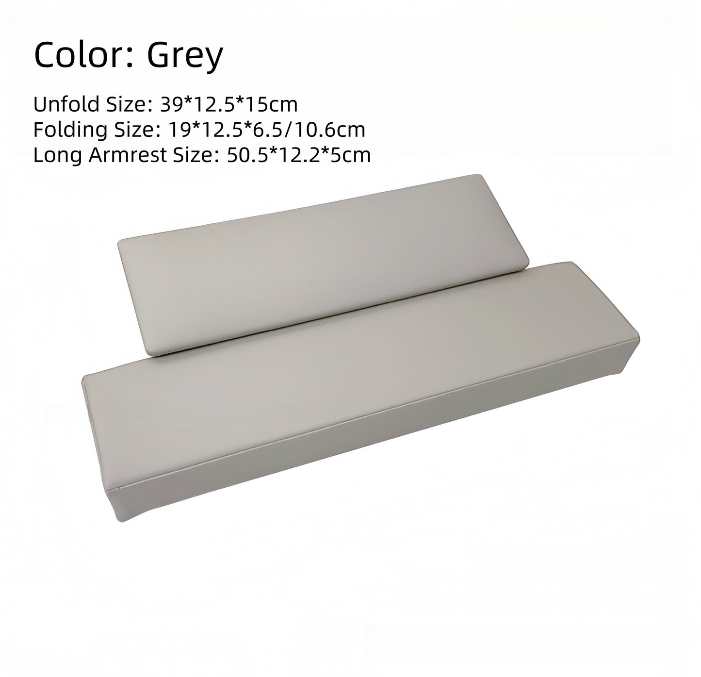 High End Woden Inlined Folding Nail Armrest Pillow Set