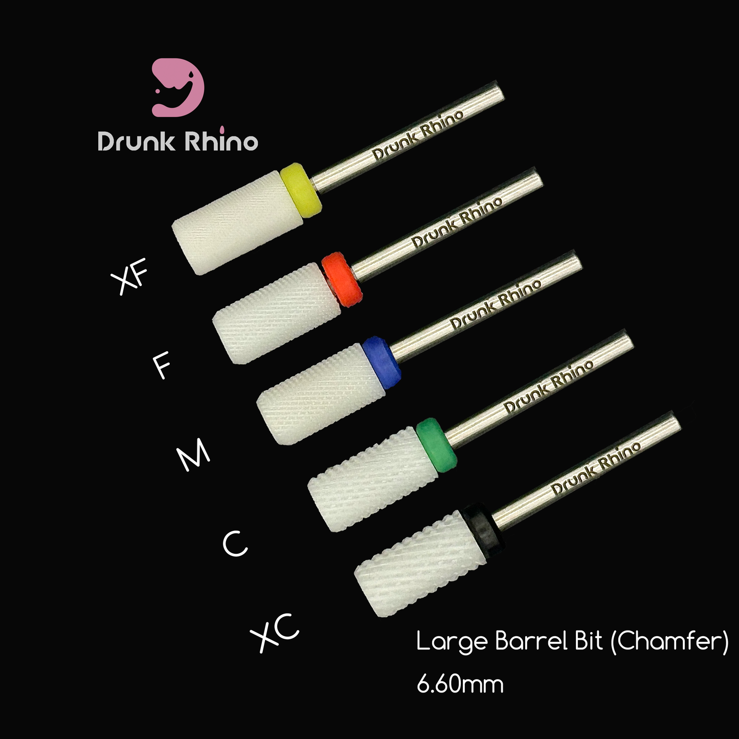 Ceramic Large Barrel Nail Drill Bits