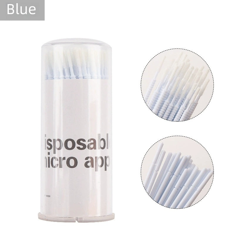 Disposable Lash Extension Micro Brushes – Cleaning Applicators 100pcs/Pack
