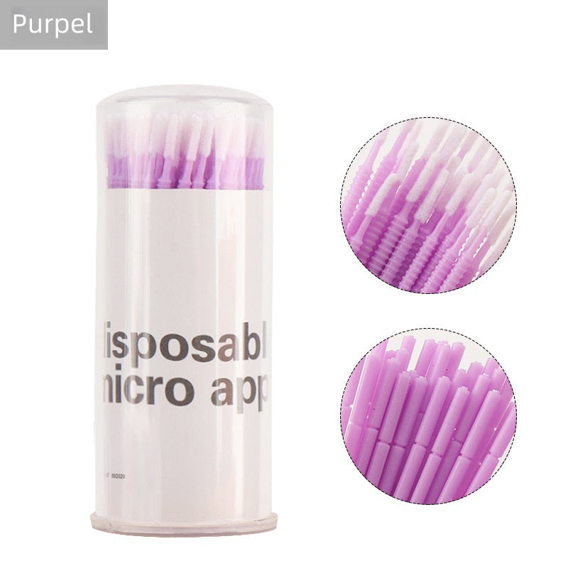 Disposable Lash Extension Micro Brushes – Cleaning Applicators 100pcs/Pack