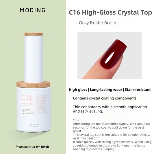 Moding Bottled Function Gel C16 High-Gloss Crystal Top Coat 15g