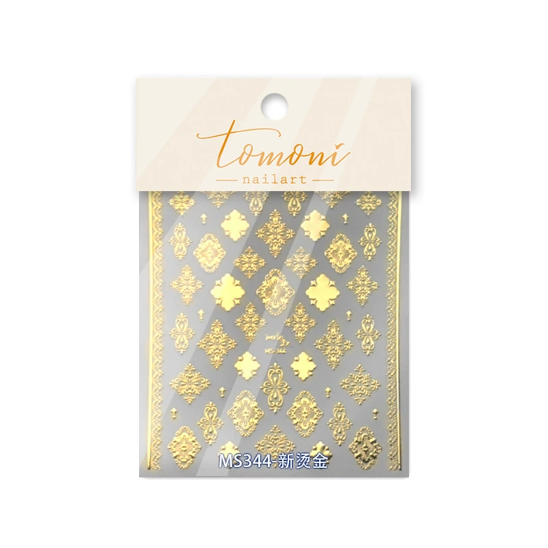 Autocollant pour ongles Tomoni MS344 Doré