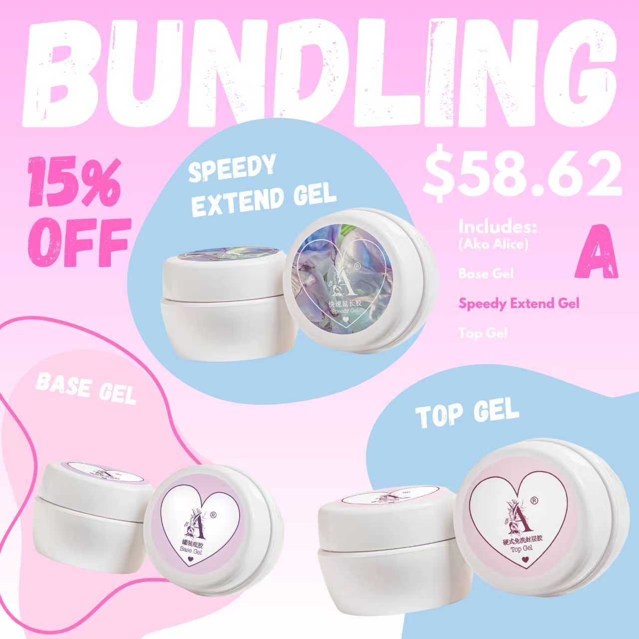 Ako Alice Speedy Extension Gel Bundle