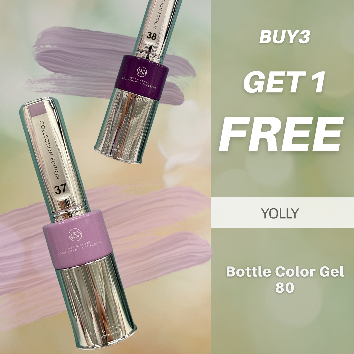 March SALE YOLLY Bottle Color Gel 80