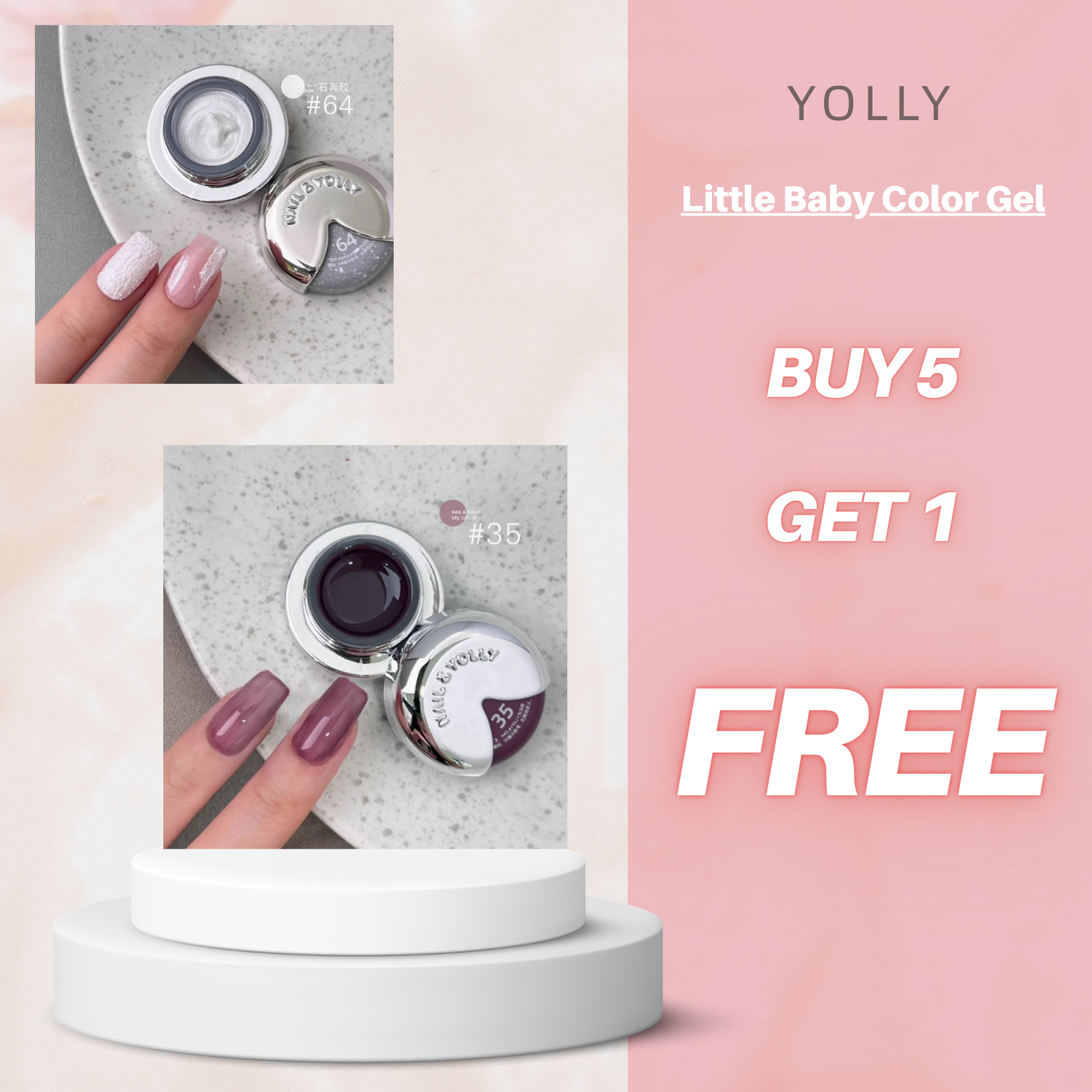 Mother's Day Yolly Little Baby Jar Color Gel