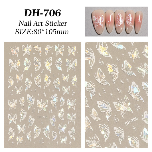 Aurora Nail Sticker DH-706
