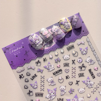 Sanrio&Tomoni Nail Sticker SAN020