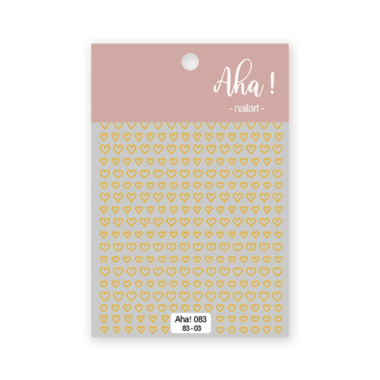 Autocollant pour ongles Aha 083-03 Doré
