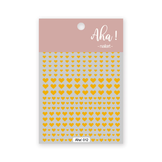 Autocollant pour ongles Aha 012 Or