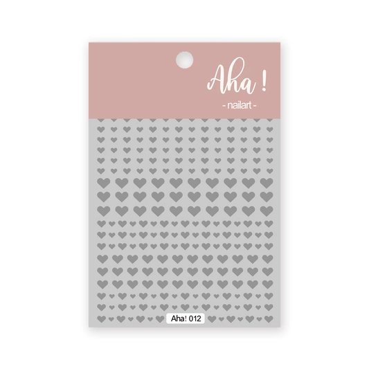 Aha Nail Sticker 012 Silver