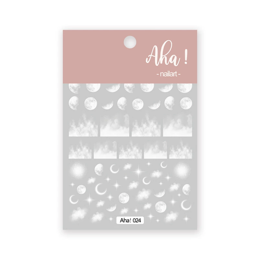 Autocollant pour ongles Aha 024