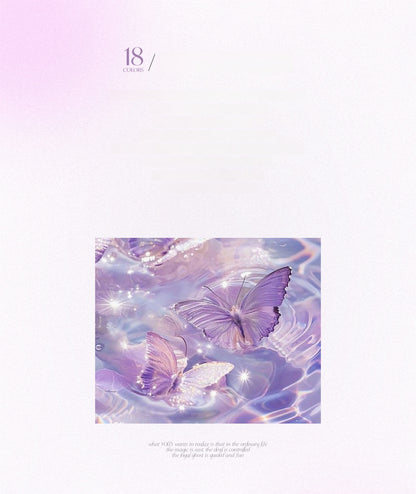 YOLLY Butterfly texture Gel Palette 18 Colors