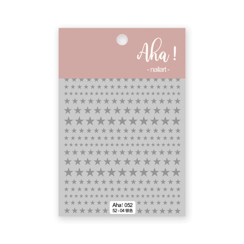 Aha Nail Sticker 052-04 Silver