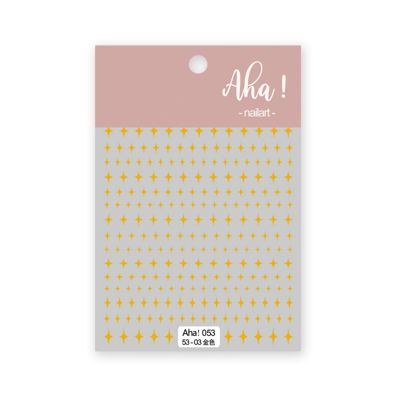 Autocollant pour ongles Aha 053-03 Doré