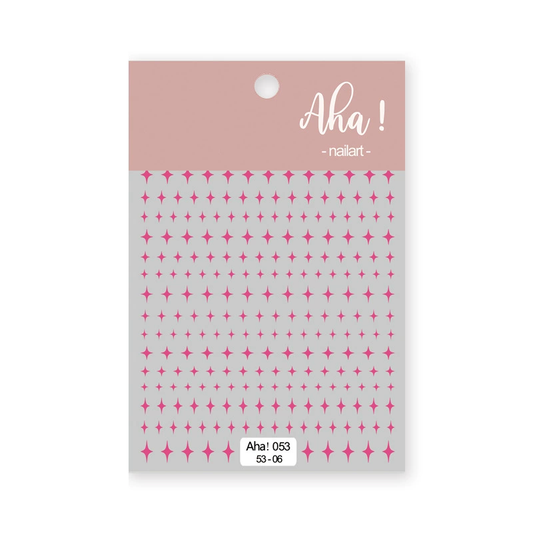 Autocollant pour ongles Aha 053-06 Magenta