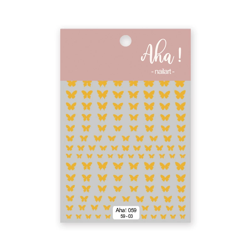 Autocollant pour ongles Aha 059-03 Doré