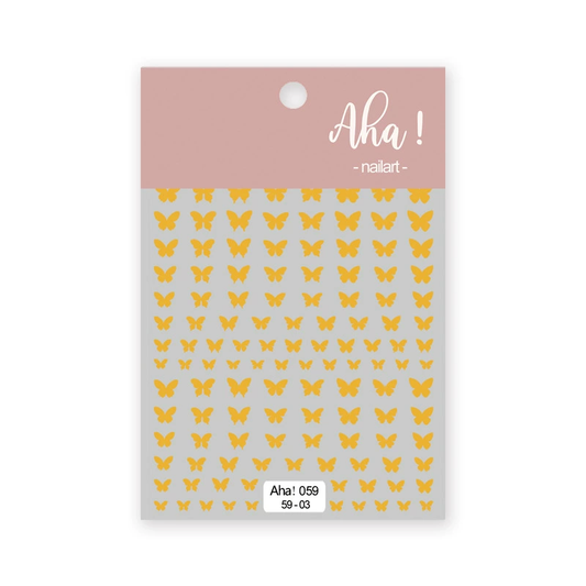 Autocollant pour ongles Aha 059-03 Doré