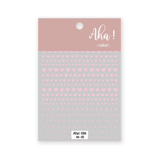 Autocollant pour ongles Aha 084-05 Rose clair