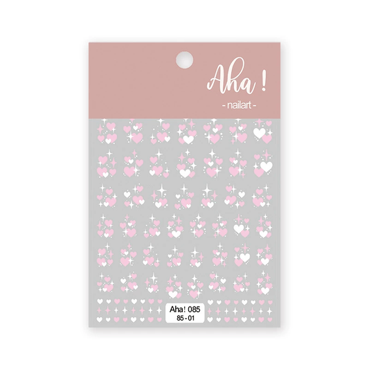 Autocollant pour ongles Aha 085-01 Rose clair