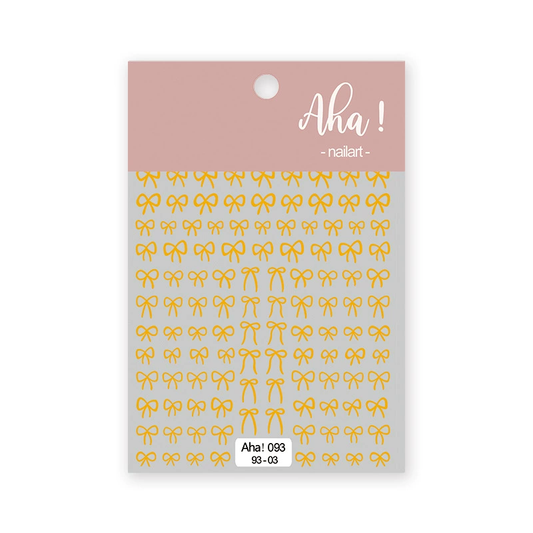 Autocollant pour ongles Aha 093-03 Doré