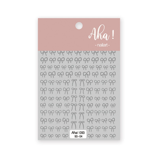 Autocollant pour ongles Aha 093-04 Argent