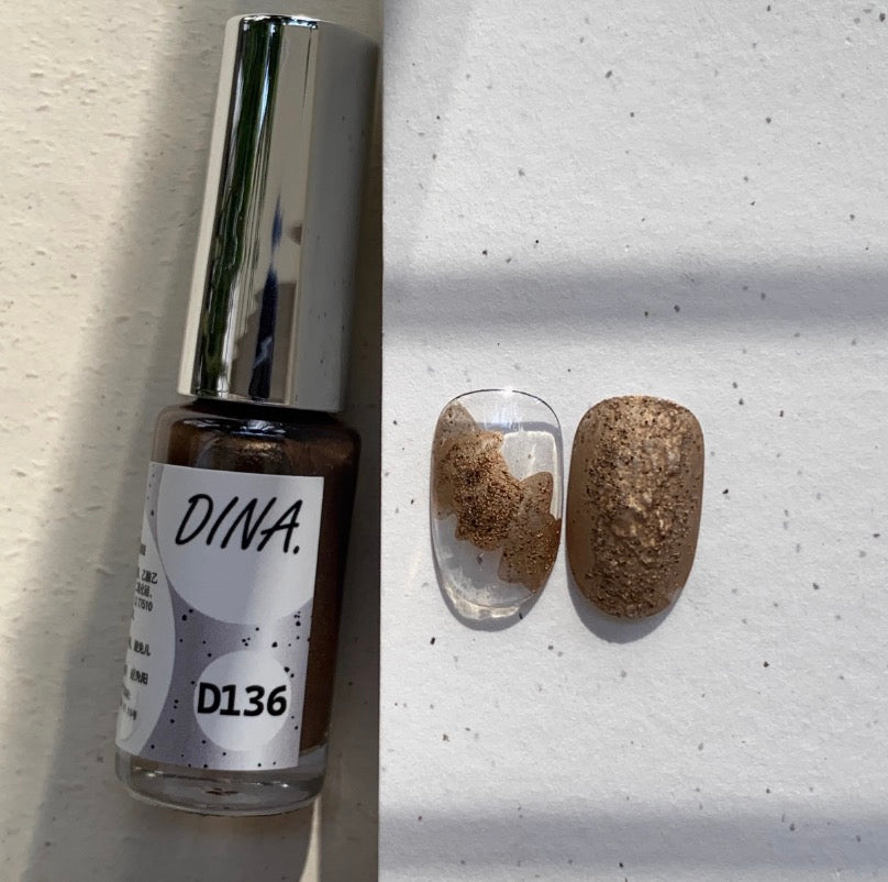 Dina Gel Mousse Blooming Ink  Lacquered Gold Series [131-140]
