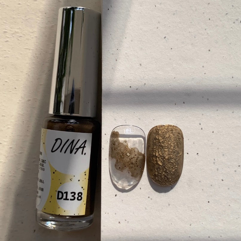 Dina Gel Mousse Blooming Ink  Lacquered Gold Series [131-140]