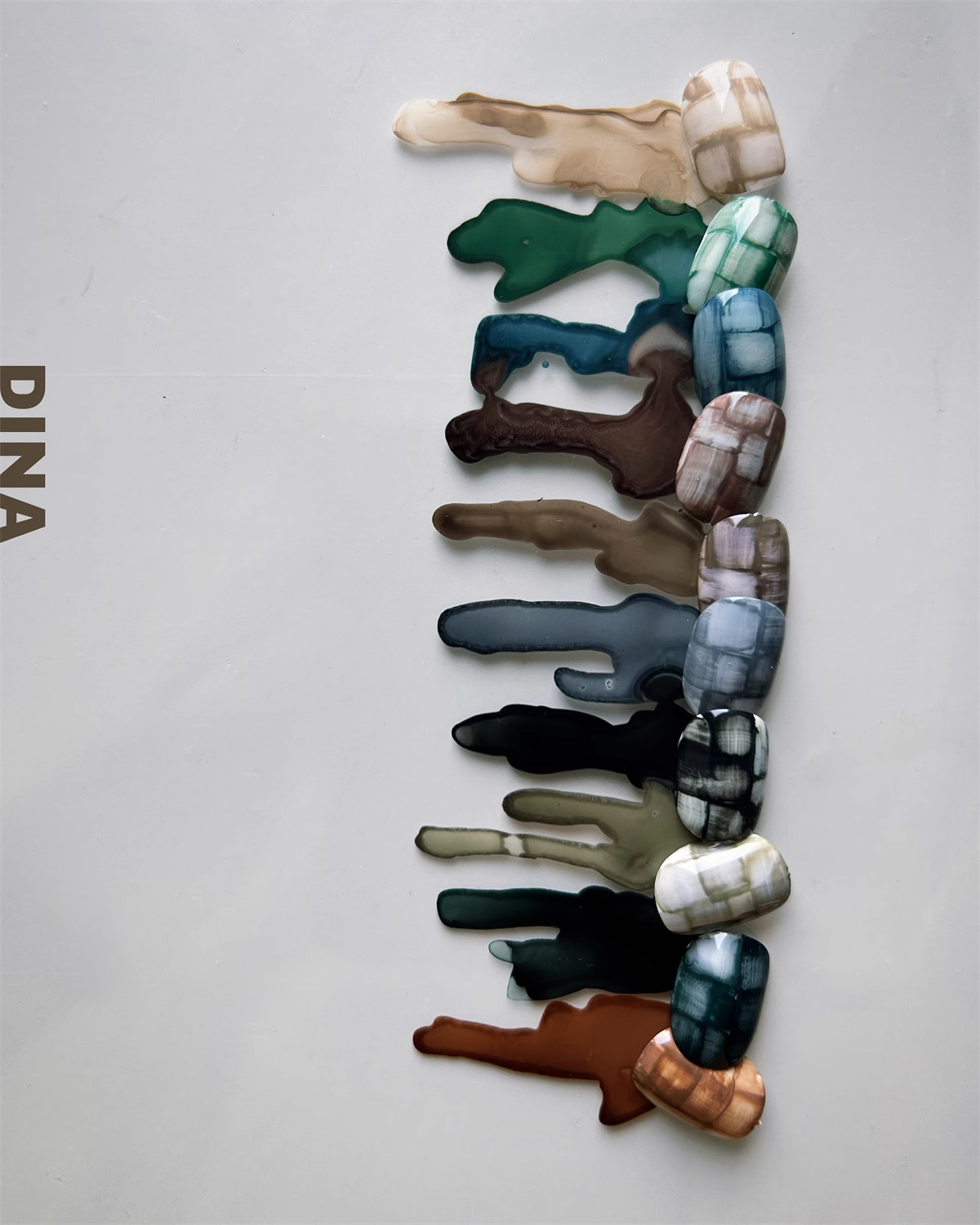 Dina Gel Mousse Blooming Ink Milky Clarity Series [141-150]