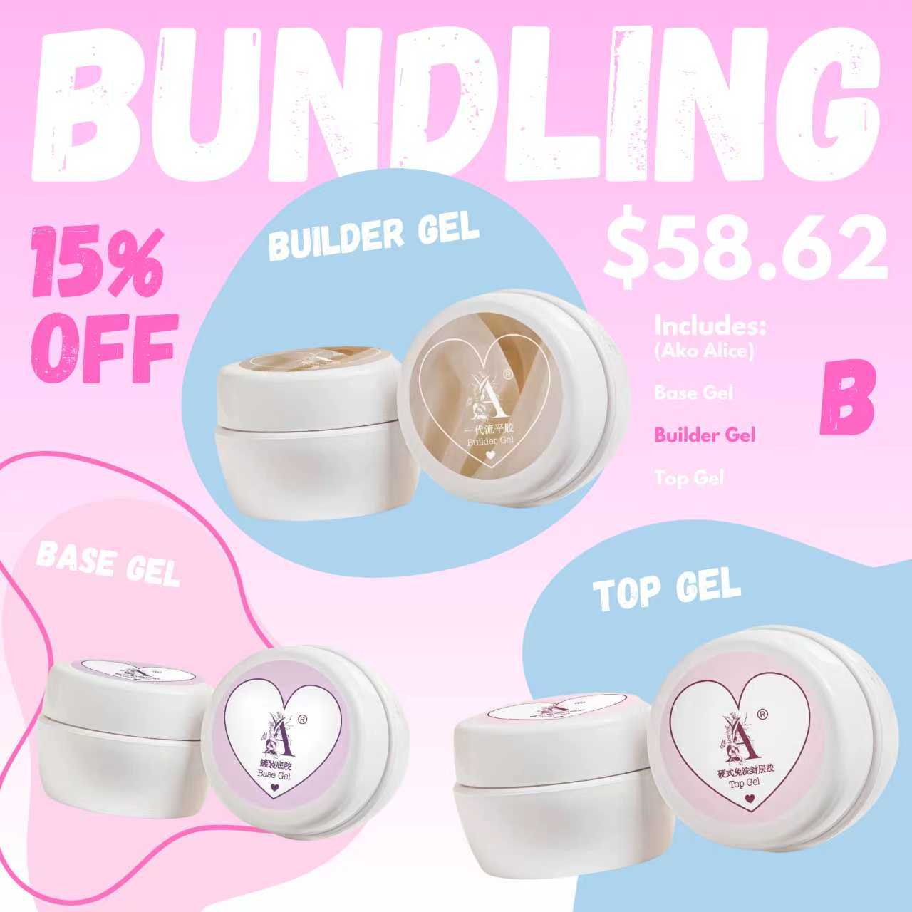 Ako Alice Builder Gel Bundle