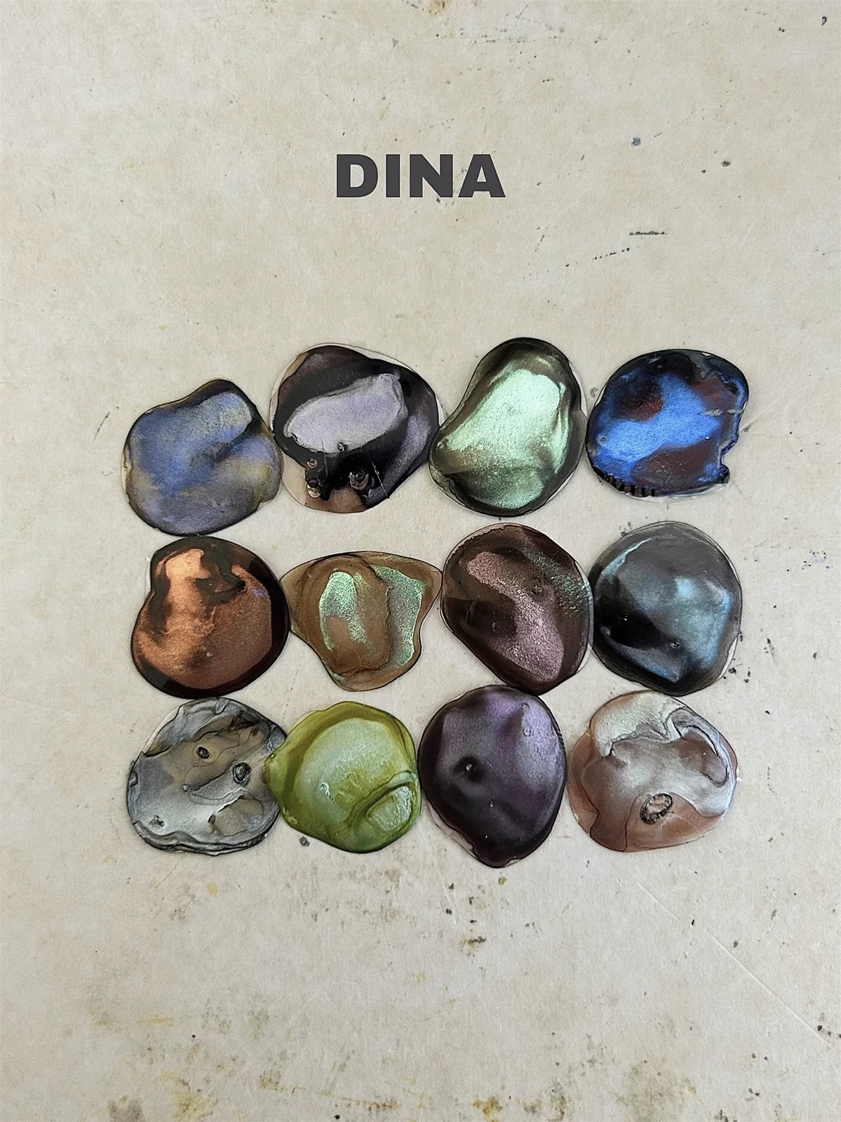 Dina Gel Mousse Blooming Ink Luxe Pearl Series [153-164]