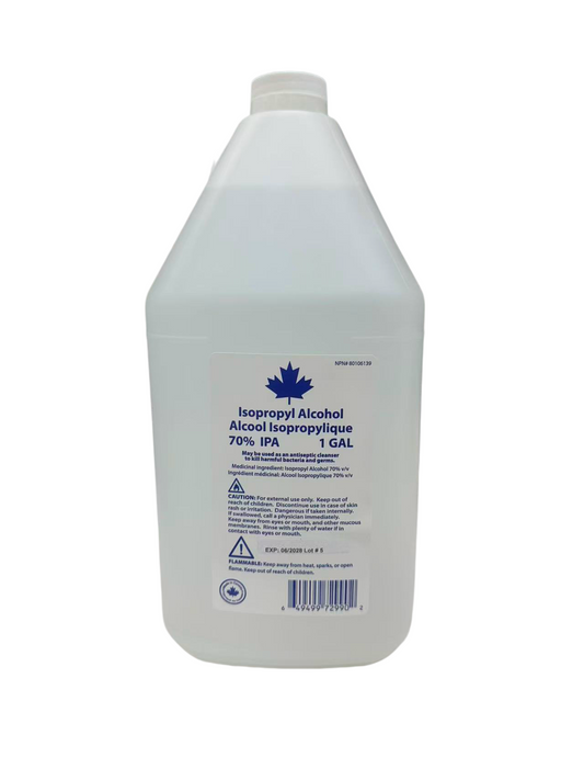 70% Isopropyl Alcohol 1GAL/3.78L (with NPN#)