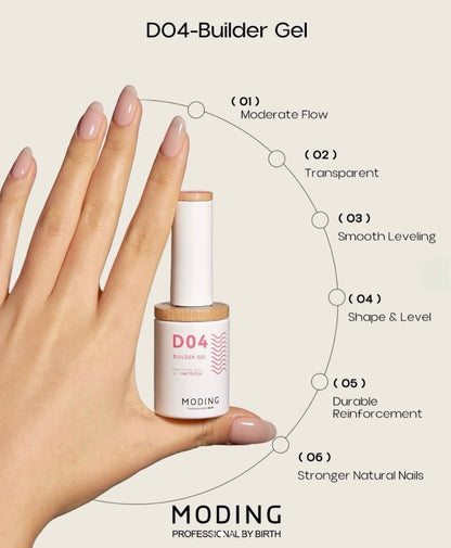 [HEMA FREE] Moding Bottled Function D04 Builder Gel